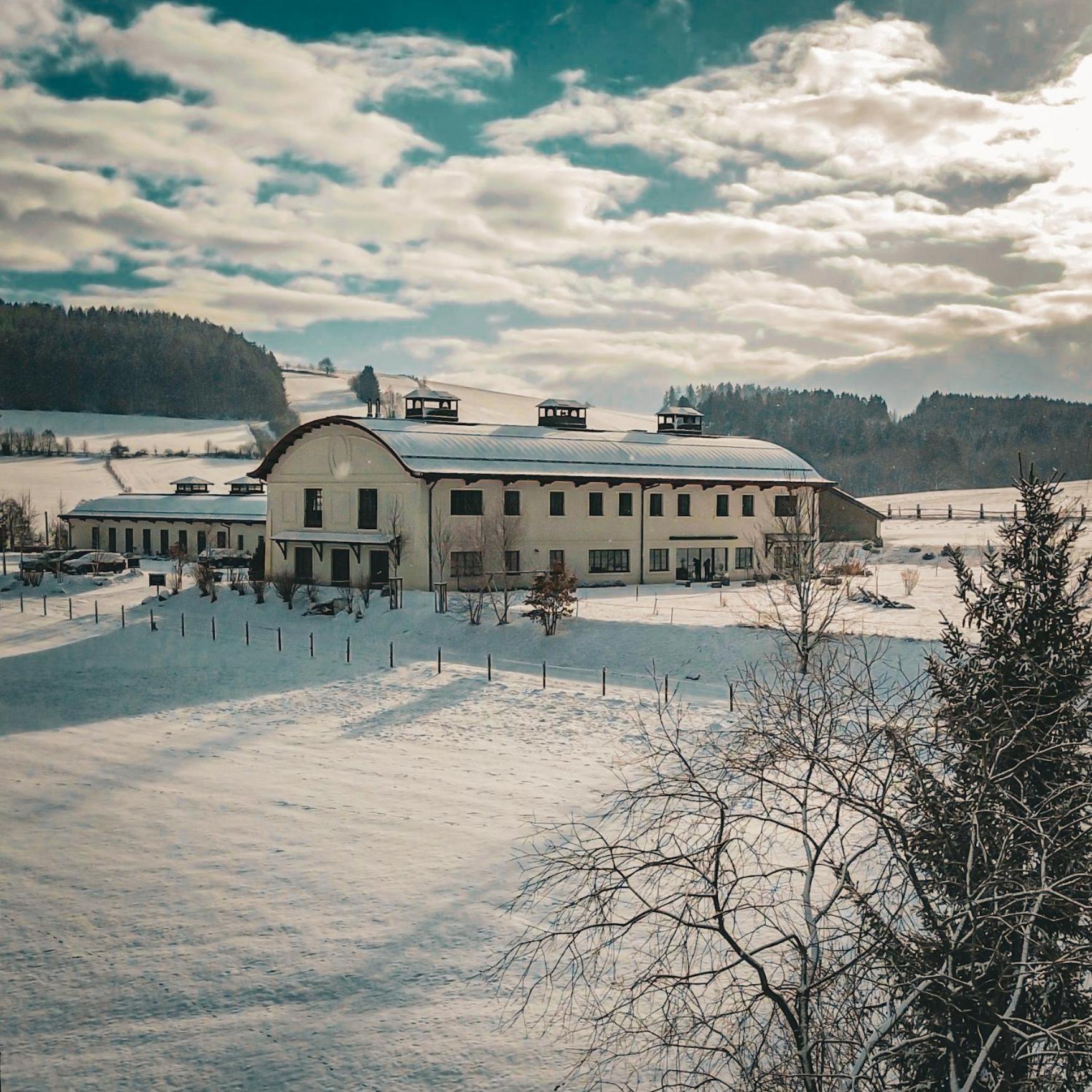 Hotel Statek Blatiny Sněžné Esterno foto